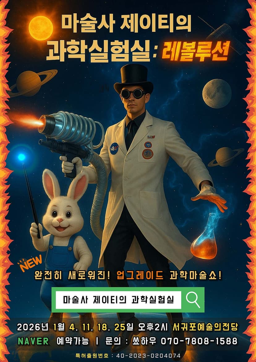 마술사 제이티의 과학실험실: 레볼루션 [제주]