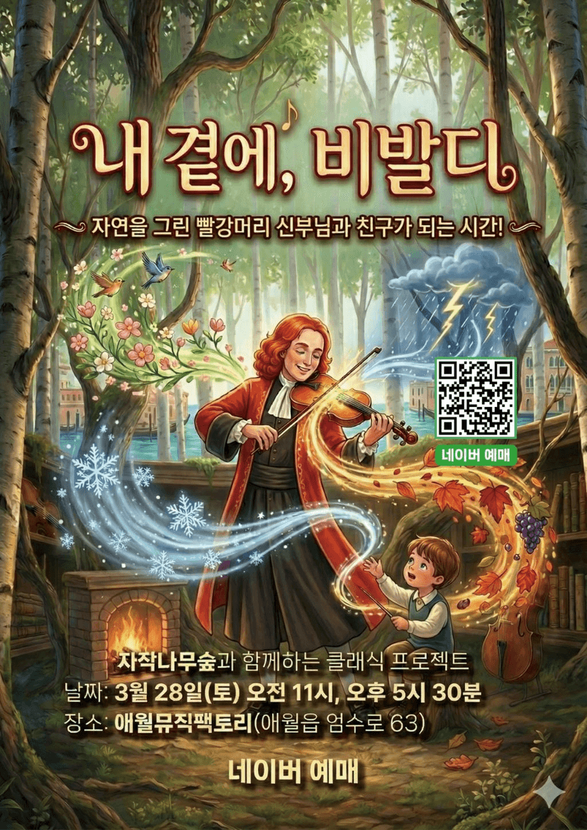 어린이 클래식 콘서트: 내 곁에, 비발디 [제주]