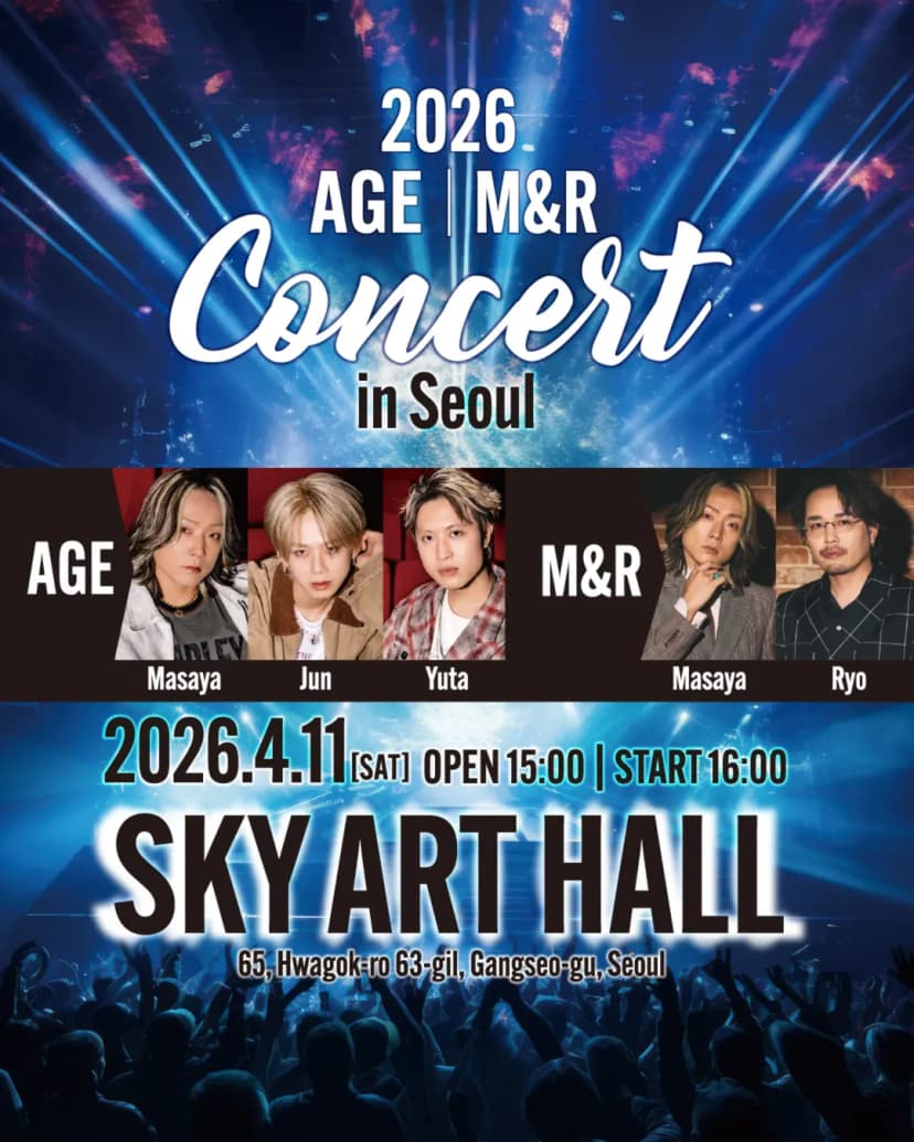 AGE, M & R CONCERT IN SEOUL