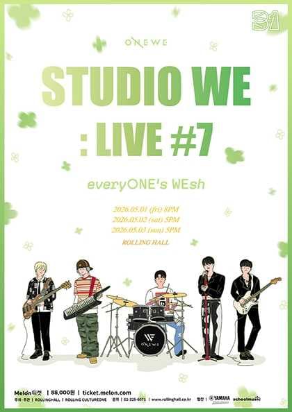 롤링 31주년 기념공연, STUDIO WE: LIVE #7 everyONE’s WEsh