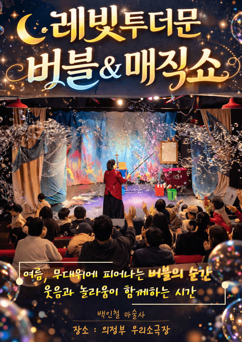 레빛투더문 버블 & 매직쇼 [의정부]